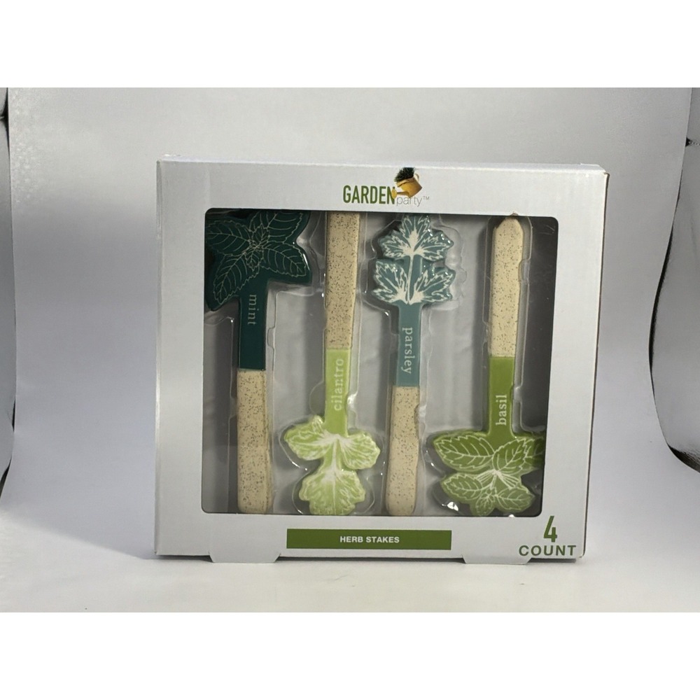 Herb Stakes By Walgreens 4 Count Mint Cilantro Parsley Basil